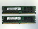 64GB (2x32GB) SK hynix DDR4 2400 ECC Registered RDIMM PC4-2400T HMA84GR7AFR4N