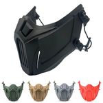 TACTICAL Airsoft Outdoor Hunting Paintball Half Face PROTECTIVE MASK Black SALE