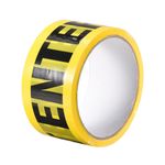 Caution Warning Tape Bold DO NOT ENTER Marking 82 Ft x 2 Inch(LxW) Yellow Black