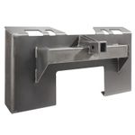 Uimoso 1/4" Skid Steer Attachment Plate Quick Attachment with 2.28" Receiver