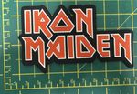 Iron Maiden Classic Logo Cut Out Printed Sew On Patch Official Item