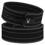 Weight Lifting Lever Belt Men & Women Powerlifting Gym Training Leather 10mm 