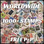 WORLDWIDE – 1000+ STAMPS ALL OFF PAPER FANTASTIC MIX + FREE POSTAGE