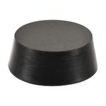 Rubber Tapered Plug 75mm to 90mm Solid Black