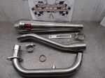 Lexmoto Michigan 125 Lextek Polished Stainless steel Reverse Cone Exhaust System