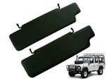 Black Sunvisor Sun Visors Set for Land Rover Defender 1983-2012