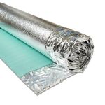 30m² - 3MM SILVER UNDERLAY | LUVANTO | QA | FOR LAMINATE AND WOOD FLOORS  | 20DB