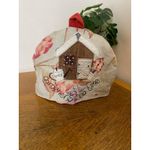 Poppy Treffry Teapot Cover Gardeners Tea Time Made n England Applique Embroidery