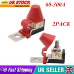2Set 60-300A Terminal Fuse Block Kit Fuse Max Voltage For Car Marine Boat RV