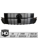 VW T6.1 Transporter Front Gloss Black Badged Grille (2020-current) 