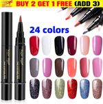 Polishey Nail Polish Pens,8ML Nail Varnish Pen,Quick Dry Polishey Nail Arts Pens