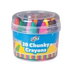 Galt Chunky Crayons 20 Pack Kids Colouring Drawing Crayons Easy Grip Ages 3+