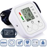 New 2026 Digital Automatic Blood Pressure Monitor Upper Arm w/ Cuff Heart Rate