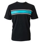 Drennan T-Shirt Aqua Stripe