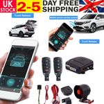 Car Security Alarm System Remote Keyless Central Locking Shock Sensor Kits
