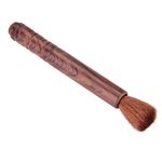 Solid Wood Violin Care Tool Rosin Brush Musical Instrument Cleaning Brush (E CUT
