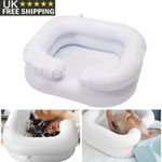 Inflatable Shampoo Basin PVC Portable Hair Washing Bowl for Bedridden Disabled