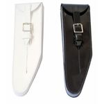 Pro-Corps White PVC Flute Pouch With Belt Loop