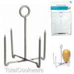 Kitchen Craft 4 Spikes Folding Oven Baked Jacket Best Potato Baker Stand KCBAKER