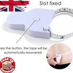 Automatic Retractable Body Measuring Tape Ruler Centimeter Tapes Sewing Tailor T
