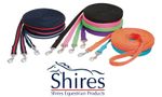 LUNGE LINE Shires Arma Cushion Web Padded 8 Metre Lunge Line with Hand Loop