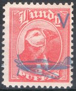 GB Lundy Island 1942 KGVI Victory Issue 1/2p Bluish Violet Overprints LMM