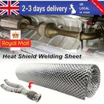 Car Heat Shield Welding Sheet Stainless Mat for Turbo Downpipe Manifold 100*60cm