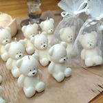 3D Bear Silicone Candle Mold for Soap Wax Resin DIY Craft Home Decor Mould UK