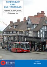 **NEW** Shrewsbury area current bus timetable booklet x 1