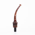 Bent Curved Pipe Stem Replacement Mouthpiece Fit 3mm Filters For Tobacco Pipes