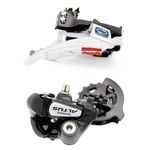 Shimano Altus Front Rear Derailleur FD RD-M310 SGS Direct Mount Mech Black