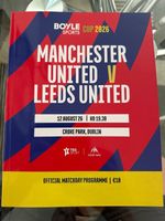 Manchester United v Leeds United (Friendly).Boyle cup.