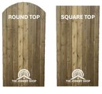 wooden garden gate, ledge and brace with tongue and groove boards