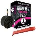 Baldwins 27.5 x 2.10 Schrader Car Valve Bike Cycle Inner Tube + FREE TYRE LEVER