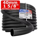 40mm Pond Hose Flexible  Pipe Fish Tank Pump Filter Water Feature HosesUK