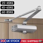 25KG~85KG Adjustable Steel Households Overhead Door Closer Opener Heavy Duty UK