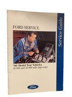 FORD SERVICE HISTORY BOOK - PUBLISHED 1996 -VERY RARE-9 STAMPS-NO CAR DETAILS
