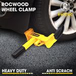 Caravan Wheel Clamp Lock Heavy Duty Anti Theft Trailer Security 