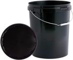 Bucket + Lid Tub Pail Container Plastic Tamper Handle 1L 3L 5L 10L 20L 25L 30L