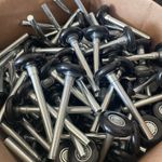 Garage Door Rollers Premium BLACK Nylon Ball Bearing (12 Pack)