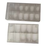 Collection boxes sorting box sorting box Ü egg transparent 20 pieces storage box