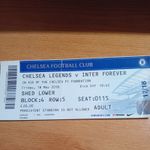 Ticket : 2017/2018 18/5/2018 Chelsea Legends v Inter Forever  Chelsea Foundation