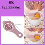 Plain Egg Separator With Filter For Separating Yolk And White Baking Kitchen