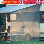 RV Awning Side Sun Shade Screen 9X7FT Mesh Sunshade Sunscreen Motorhome