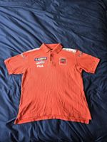 Vintage Ducati Corse x FILA MotoGP Racing Polo Shirt Red Large