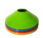 10Pcs Football Training Cones Sports Marker Discs Soccer Rugby UK Set