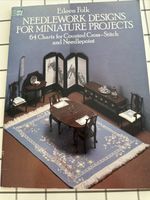 Needlework Designs for Miniature Projects: 64 Charts for Counted Cross-Stitch