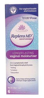 Replens Md Vaginal Moisturiser 6 Applicators