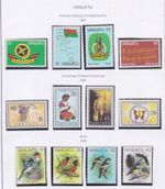 (F325-6) 1981 Vanuatu 3sets 12stamps Independence, Christmas &birds (F)