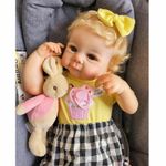 Reborn Baby Doll Silicone Vinyl 3D Skin Dolls Handmade Gifts 49cm Newborn Gift